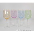 Custom Christmas Glass Goblet Champagnergläser Set